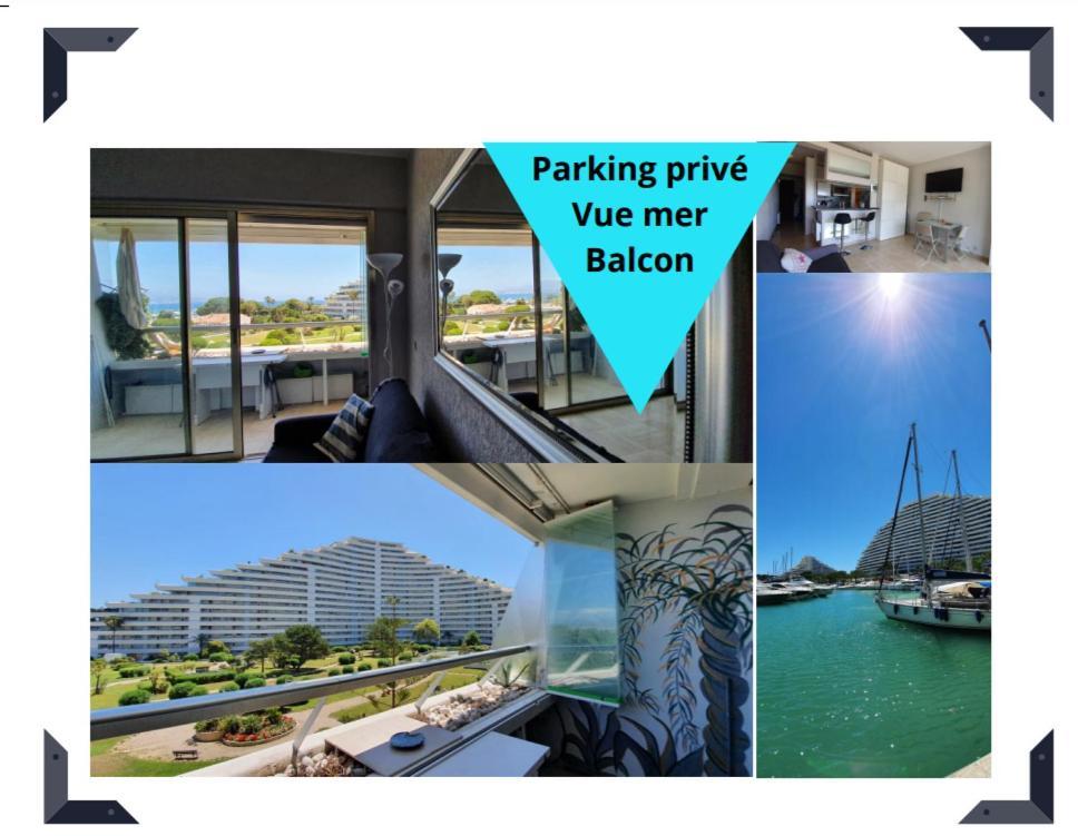 Lovely Apartment In Marina Baie Des Anges- Baronnet - Sew View, Free Parking Spaces On Site, Restaurants, Beach, Supermarket Villeneuve-Loubet Esterno foto